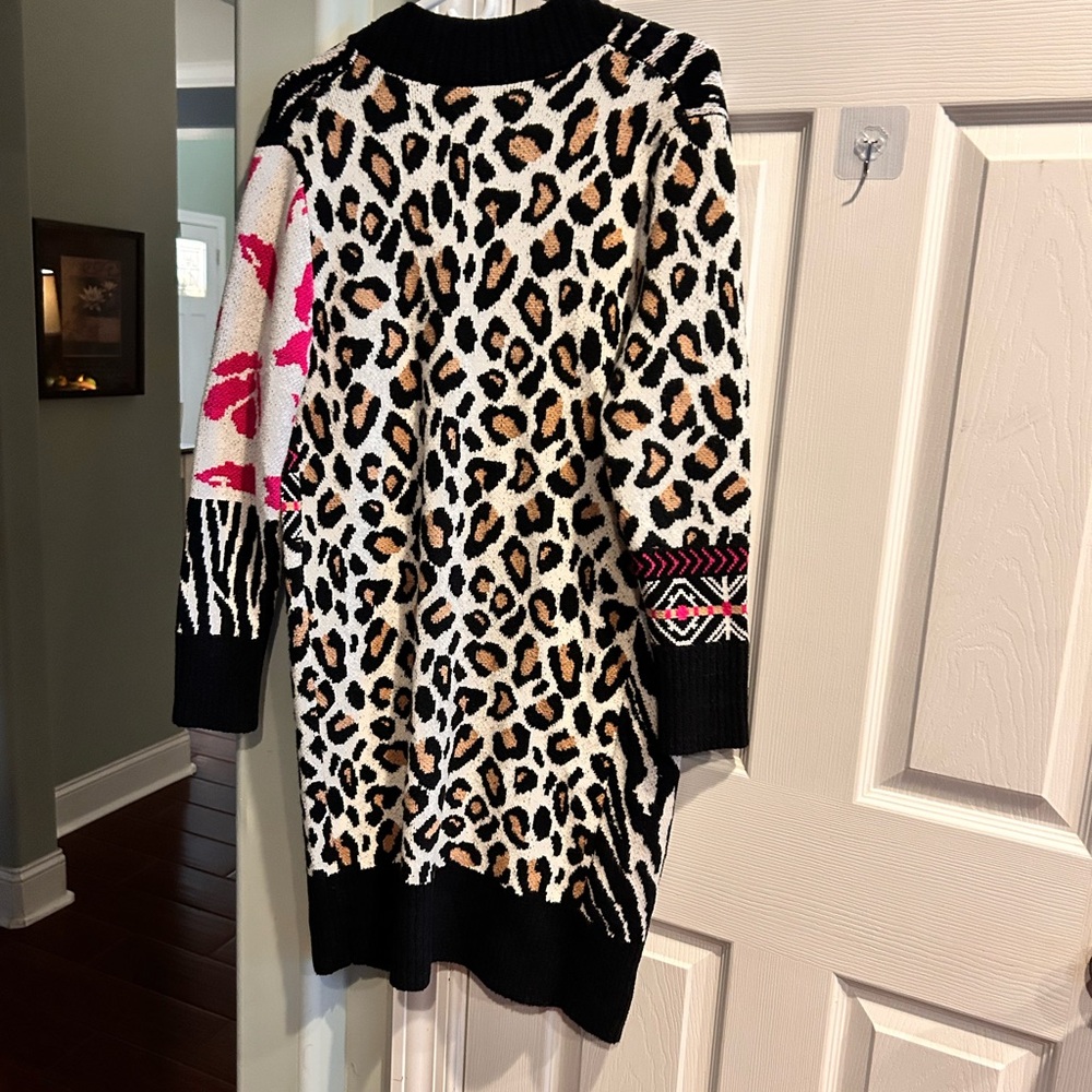 MAEVE by Anthropologie Safari Print Cardigan - Picture 2 of 13